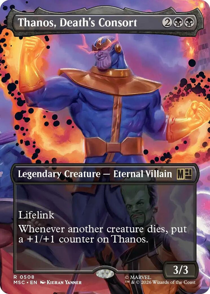 Image for Thanos, Death's Consort (Borderless) (508) (MSC) - Magic: The Gathering