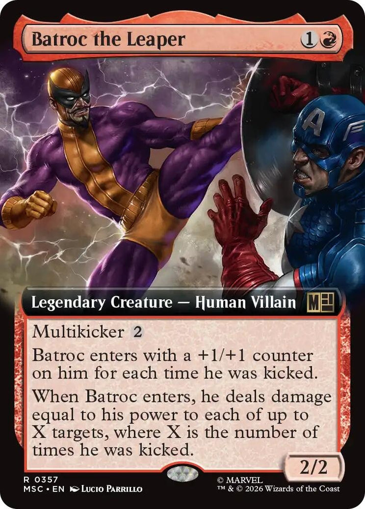 Image for Batroc the Leaper (Extended Art) (357) (MSC) - Magic: The Gathering
