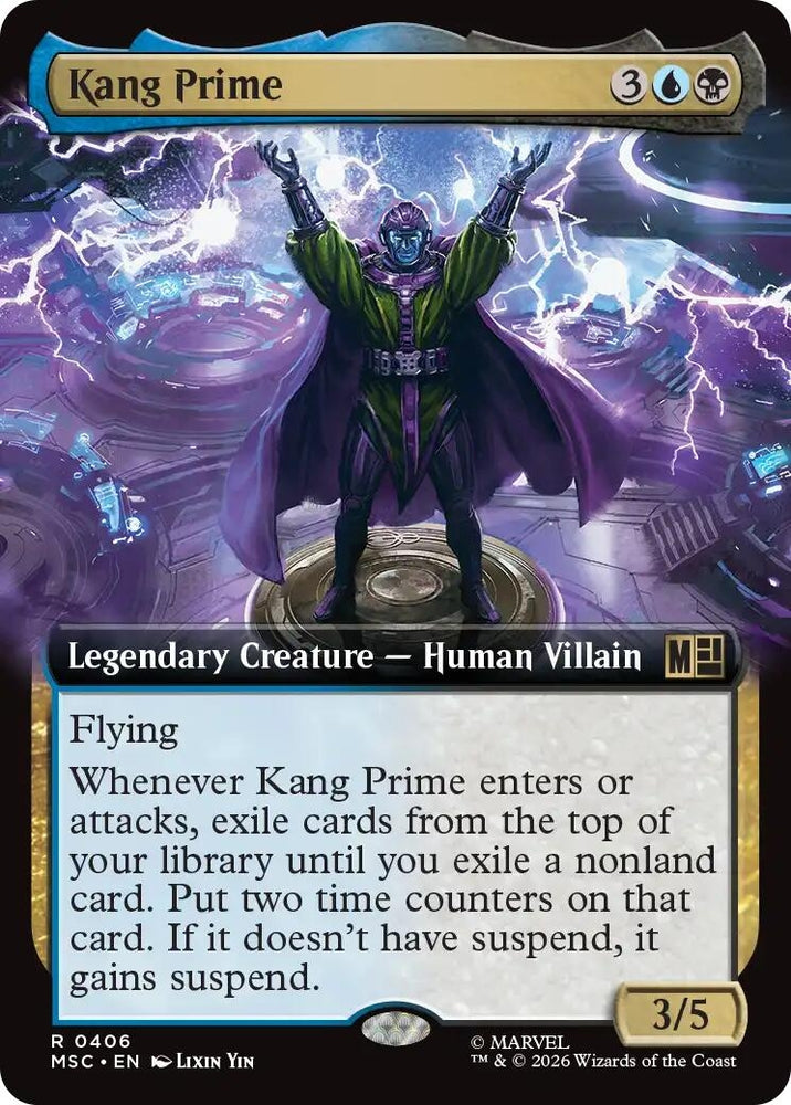 Image for Kang Prime (Extended Art) (406) (MSC) - Magic: The Gathering