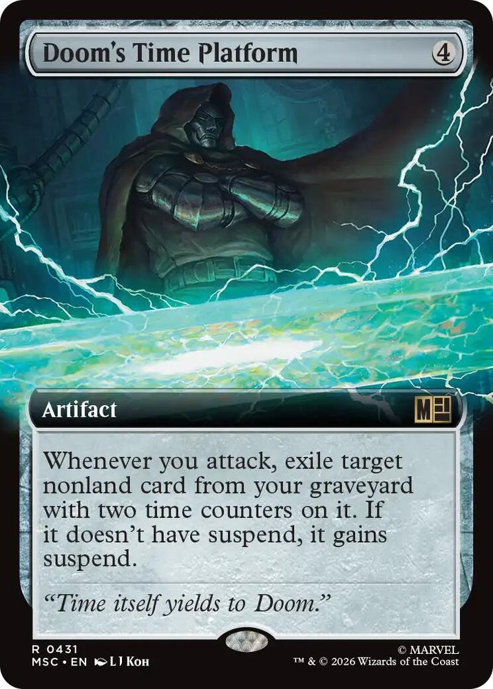 Image for Doom's Time Platform (Extended Art) (431) (MSC) - Magic: The Gathering