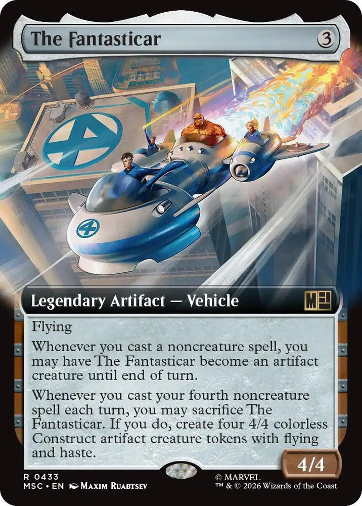 Image for The Fantasticar (Extended Art) (433) (MSC) - Magic: The Gathering