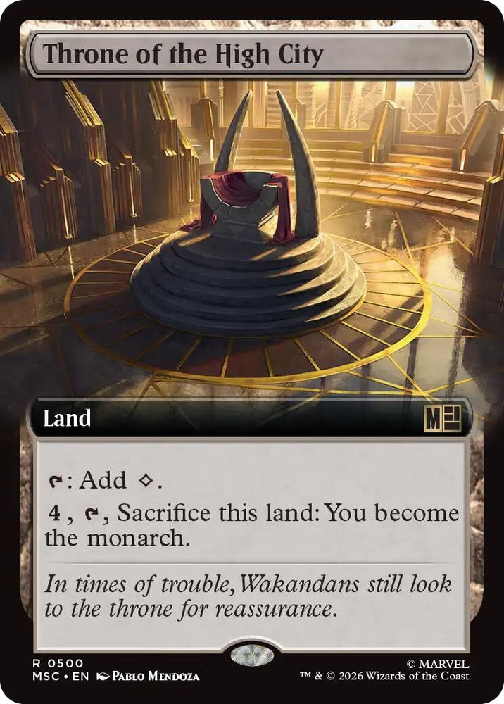 Image for Throne of the High City (Extended Art) (500) (MSC) - Magic: The Gathering