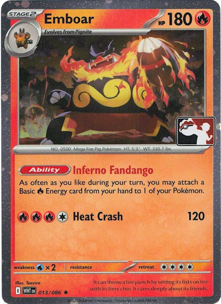 Image for Emboar - 013/086 (Cosmos Holo) (013/086) - Pokemon