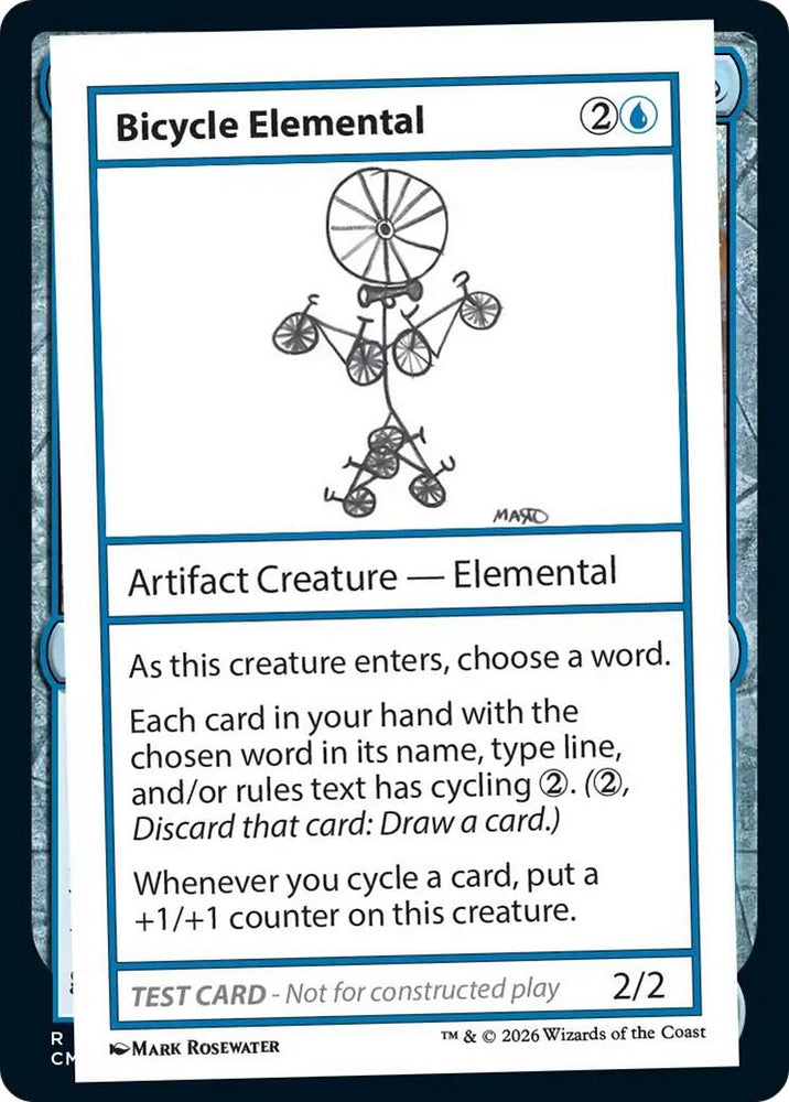 Image for Bicycle Elemental (CMB1) - Magic: The Gathering