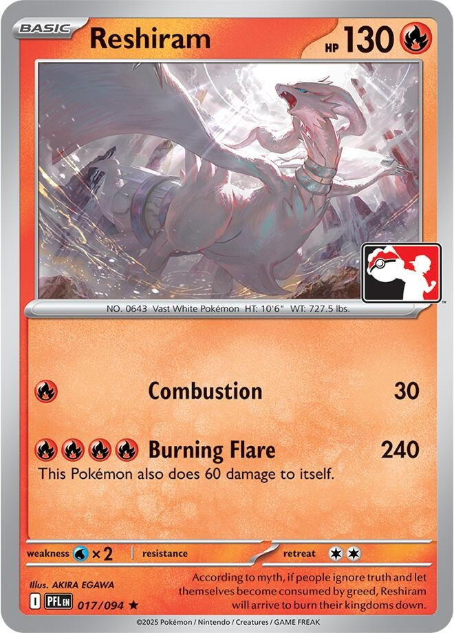 Image for Reshiram (017/094) - Pokemon