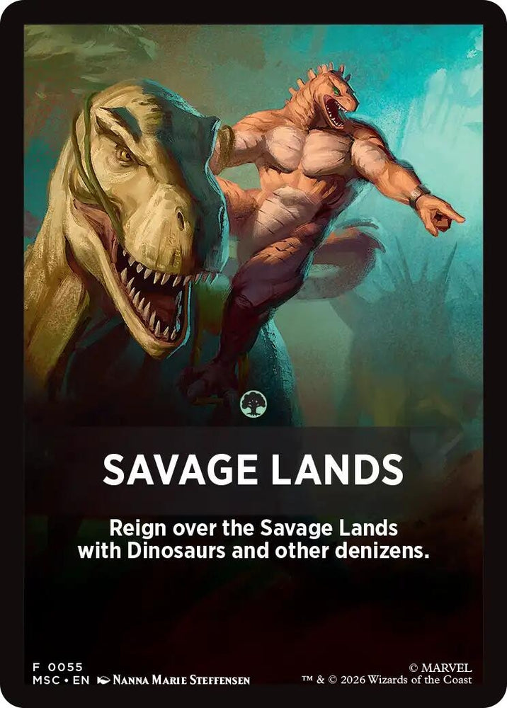 Image for Savage Lands Theme Card (55) (MSC) - Magic: The Gathering