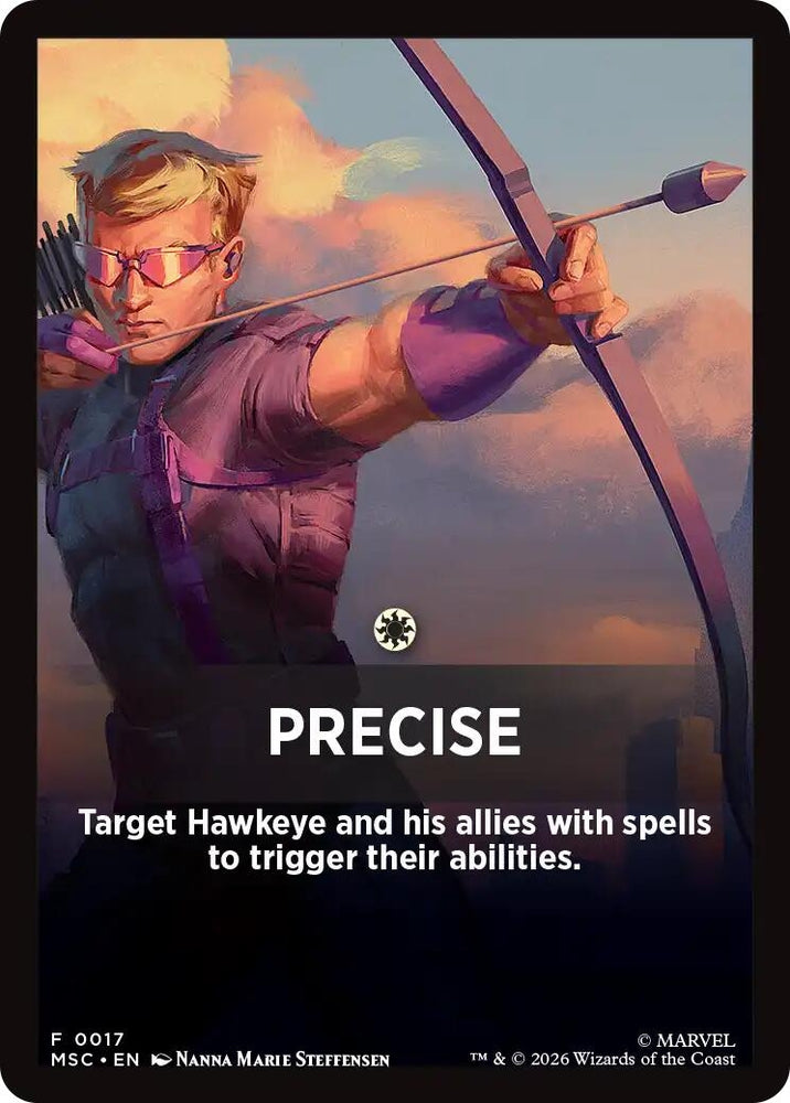 Image for Precise Theme Card (17) (MSC) - Magic: The Gathering