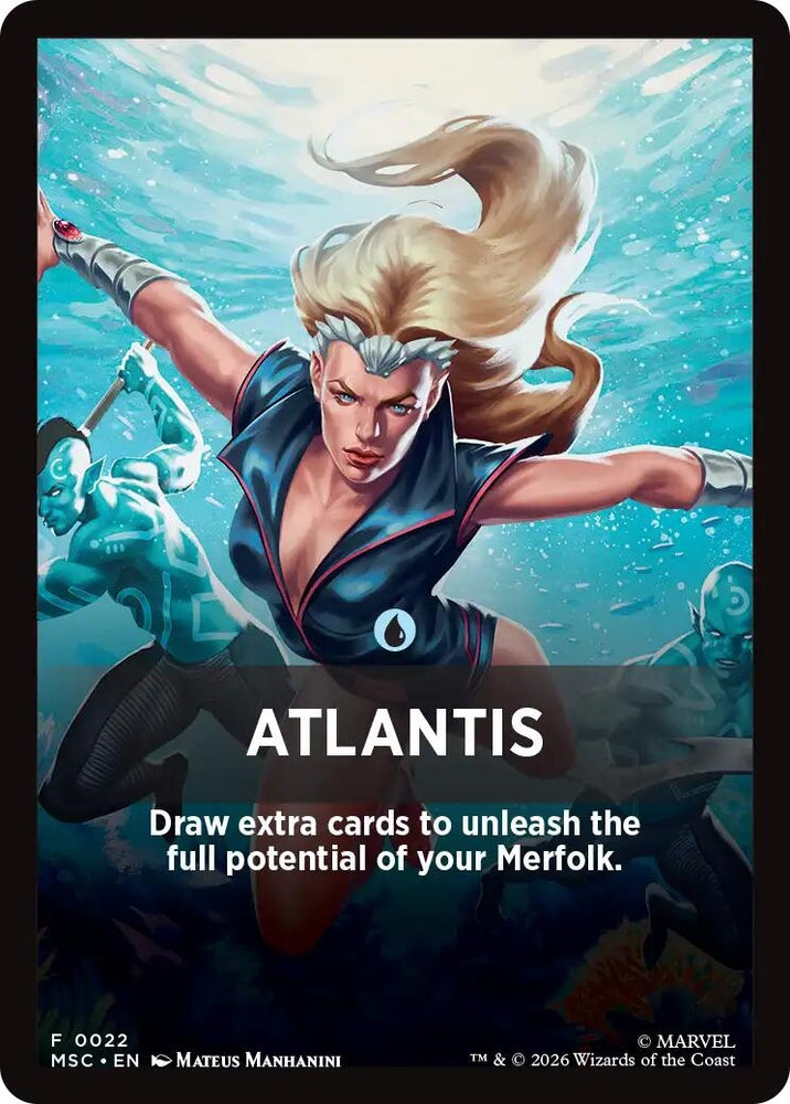 Image for Atlantis Theme Card (22) (MSC) - Magic: The Gathering