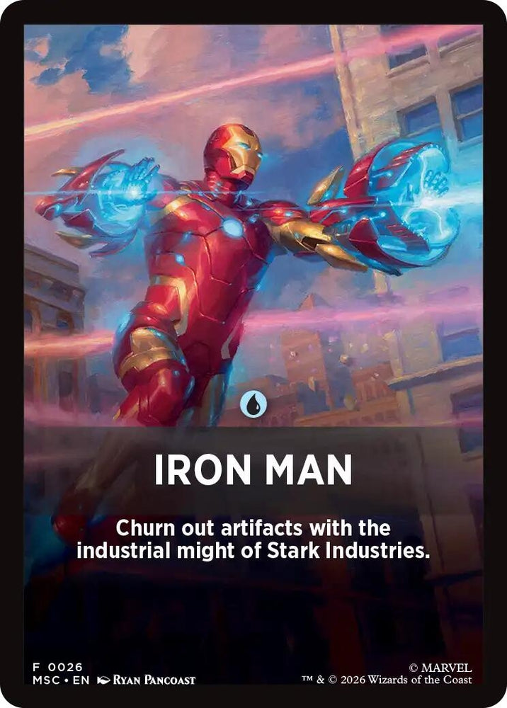 Image for Iron Man Theme Card (26) (MSC) - Magic: The Gathering