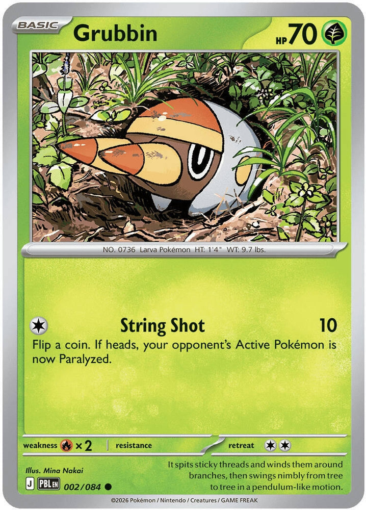Image for Grubbin (002/084) (ME05) - Pokemon