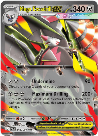 Image for Mega Excadrill ex (065/084) (ME05) - Pokemon