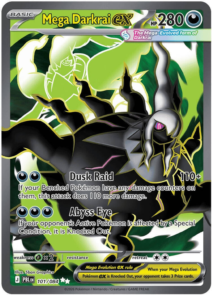 Image for Mega Darkrai ex (101/084) (ME05) - Pokemon