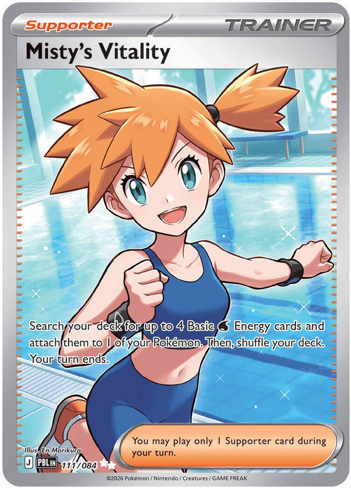 Image for Misty's Vitality (111/084) (ME05) - Pokemon