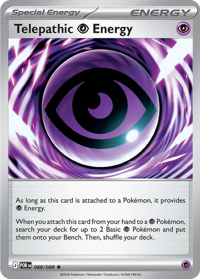 Image for Telepathic Psychic Energy - 088/088 (Non-Holo) (088/088) (PR) - Pokemon