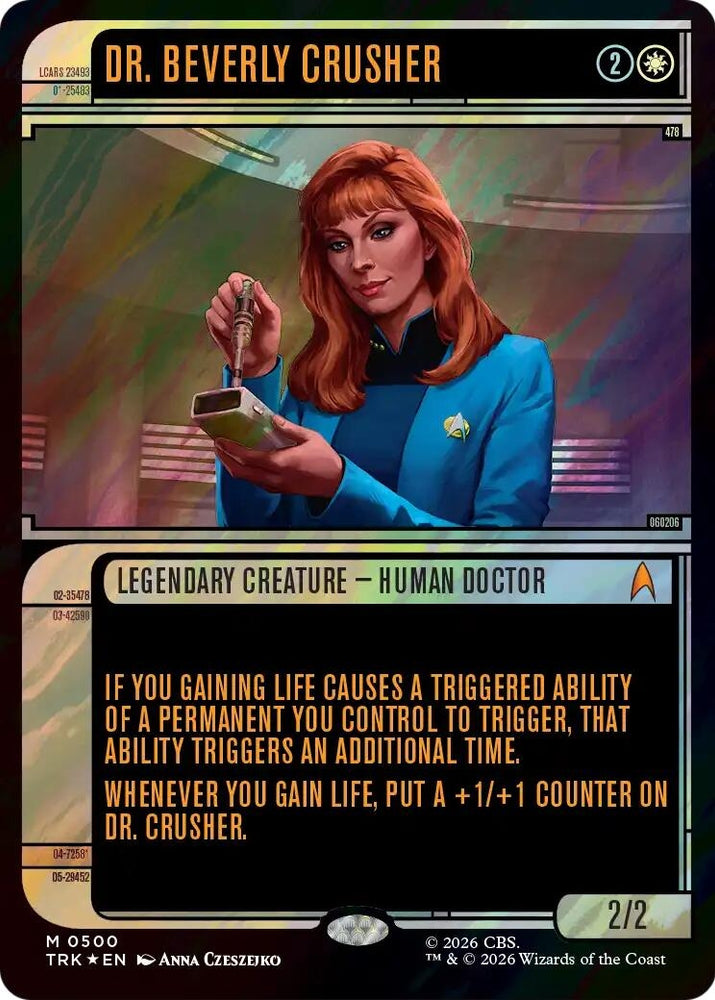 Image for Dr. Beverly Crusher (Showcase) (Surge Foil) (500) (TRK) - Magic: The Gathering