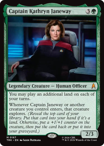Image for Captain Kathryn Janeway (187) (TRK) - Magic: The Gathering