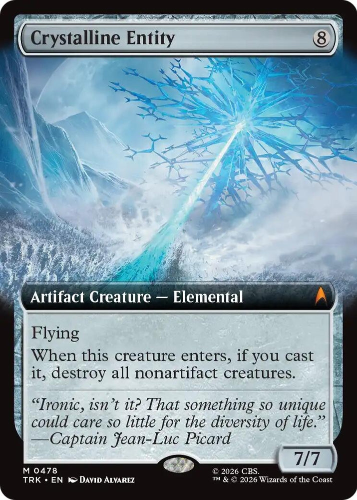 Image for Crystalline Entity (Extended Art) (478) (TRK) - Magic: The Gathering