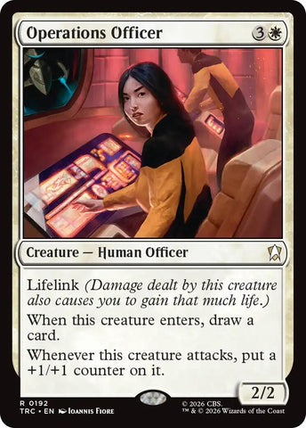 Image for Operations Officer (192) (TRC) - Magic: The Gathering
