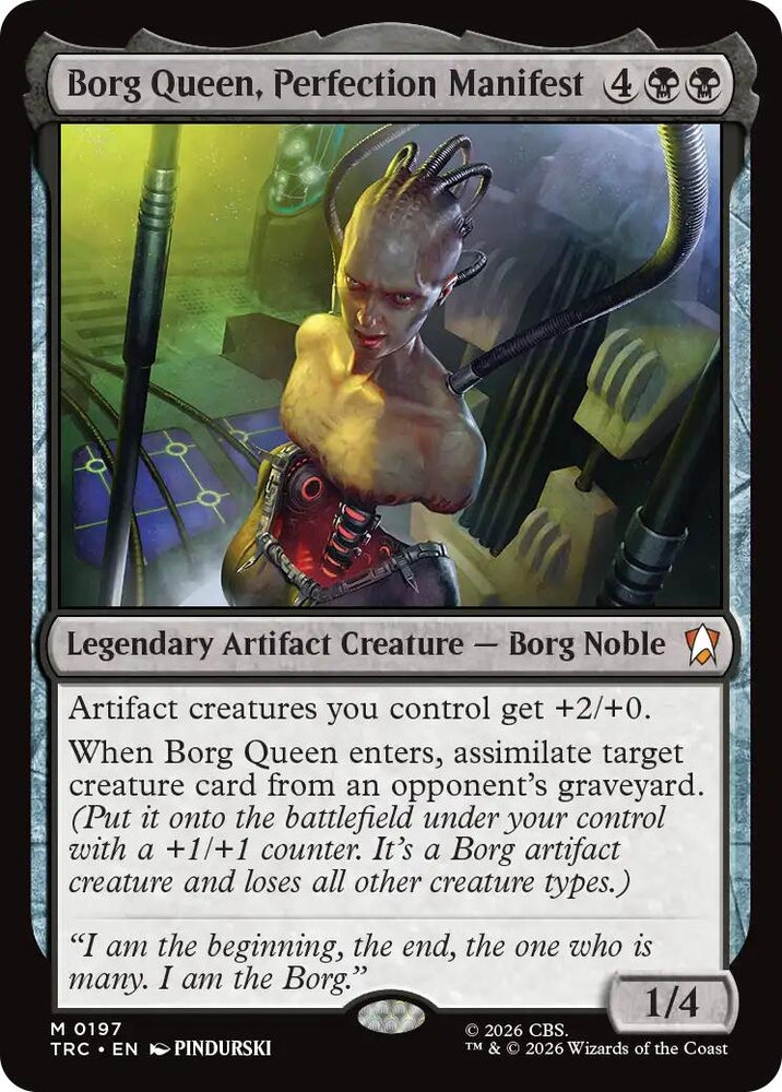 Image for Borg Queen, Perfection Manifest (197) (TRC) - Magic: The Gathering