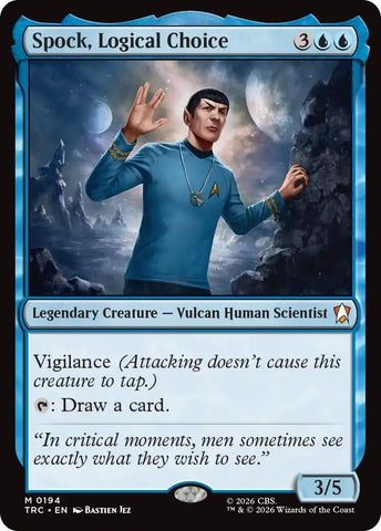 Image for Spock, Logical Choice (194) (TRC) - Magic: The Gathering