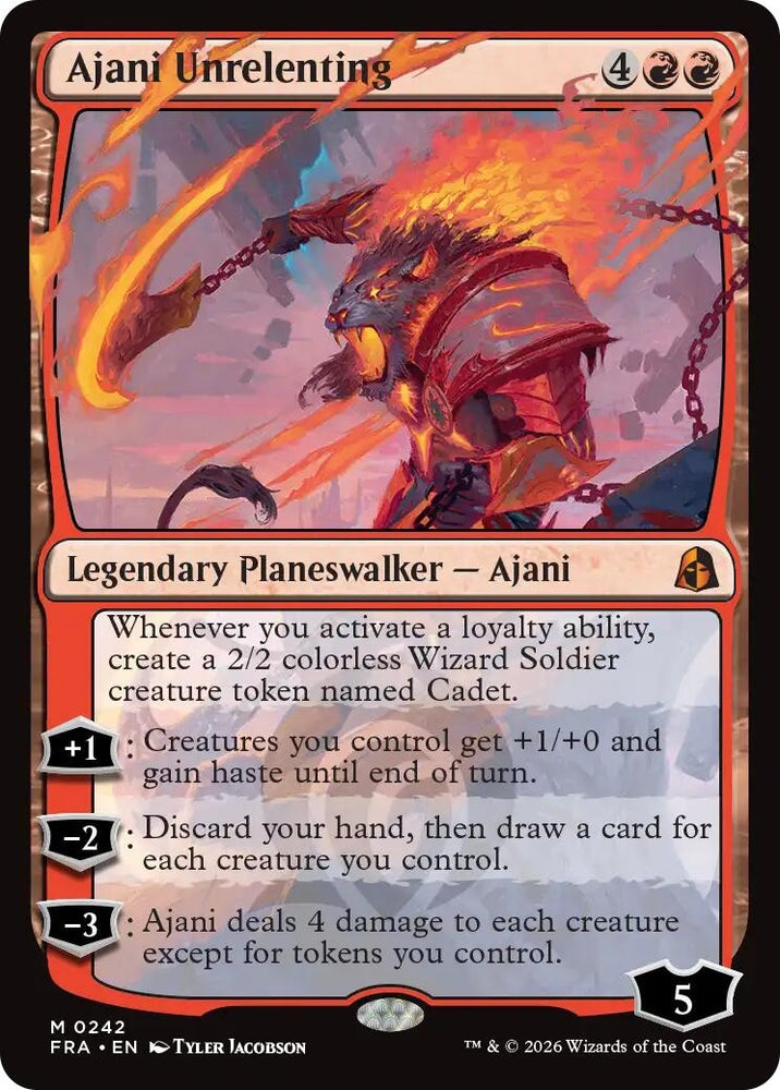Image for Ajani Unrelenting (242) (FRA) - Magic: The Gathering