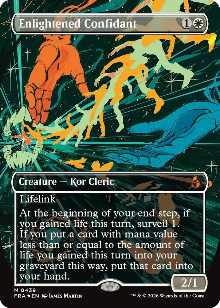 Image for Enlightened Confidant (Borderless) (0439) (439) (FRA) - Magic: The Gathering