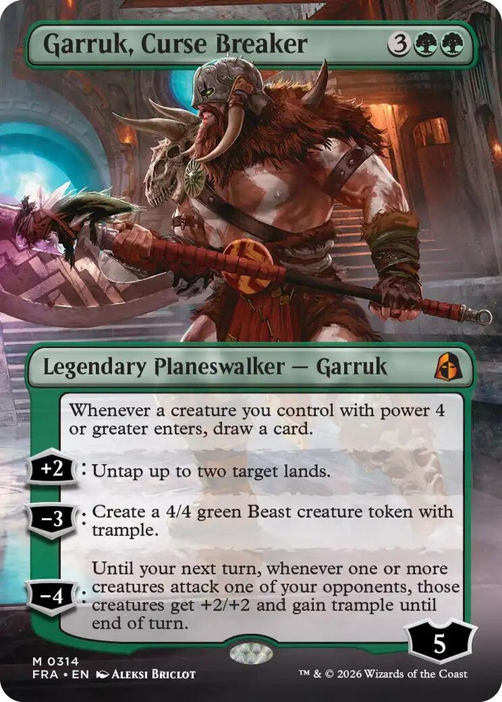 Image for Garruk, Curse Breaker (Borderless) (314) (FRA) - Magic: The Gathering