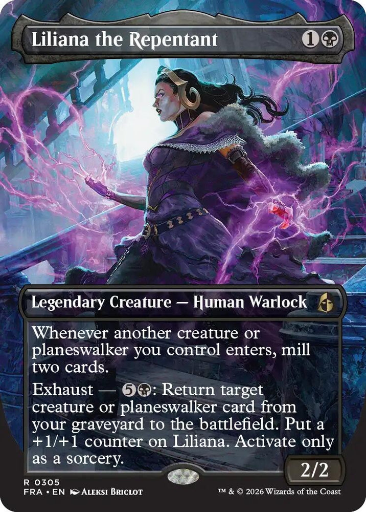 Image for Liliana the Repentant (Borderless) (305) (FRA) - Magic: The Gathering