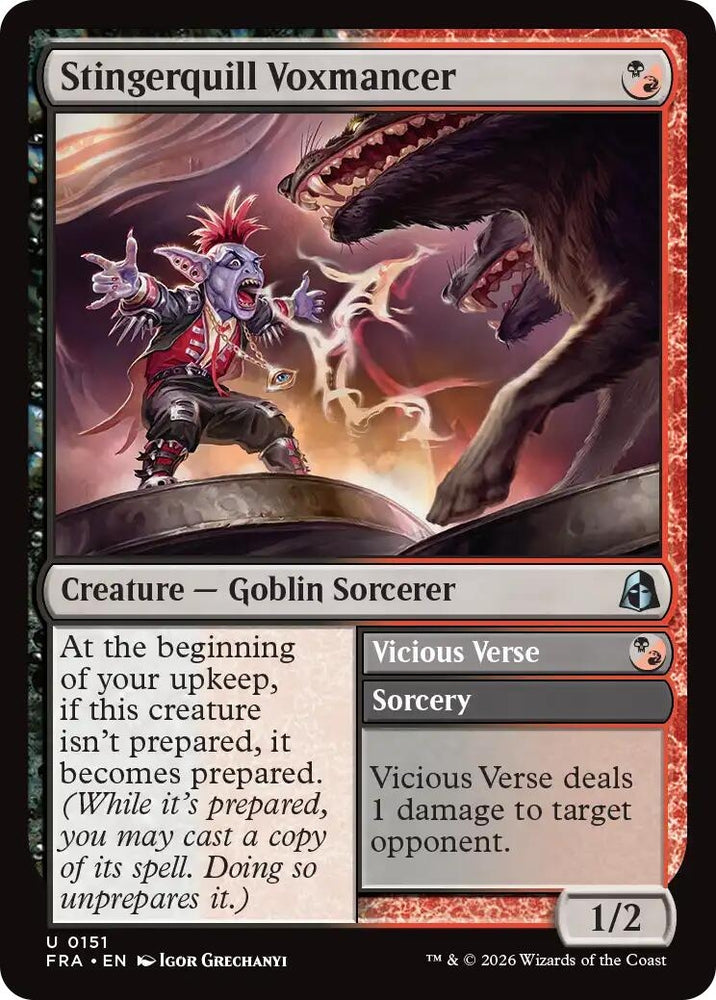 Image for Stingerquill Voxmancer (151) (FRA) - Magic: The Gathering