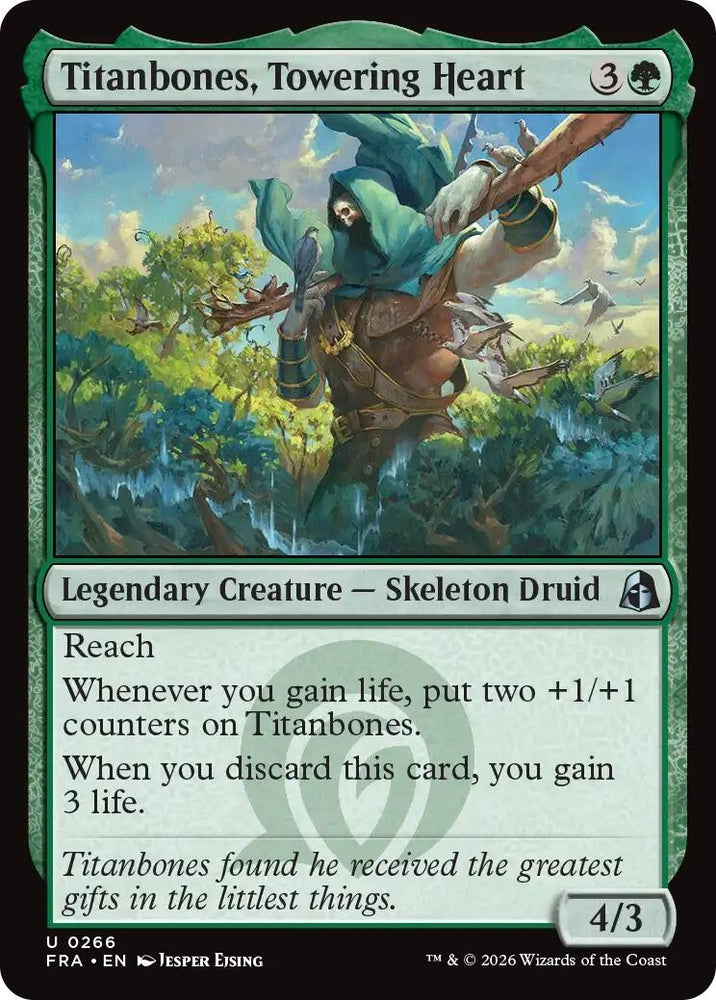 Image for Titanbones, Towering Heart (266) (FRA) - Magic: The Gathering