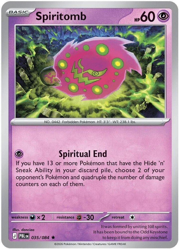 Image for Spiritomb - 035/084 (Non-Holo) (035/084) (PR) - Pokemon