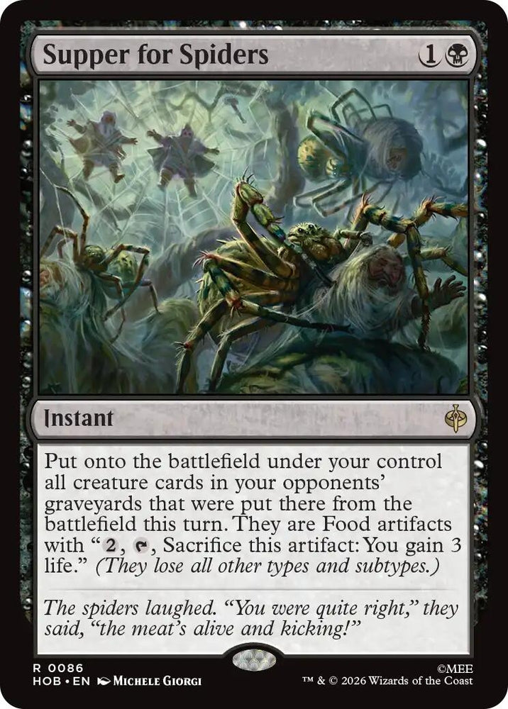 Image for Supper for Spiders (86) (HOB) - Magic: The Gathering