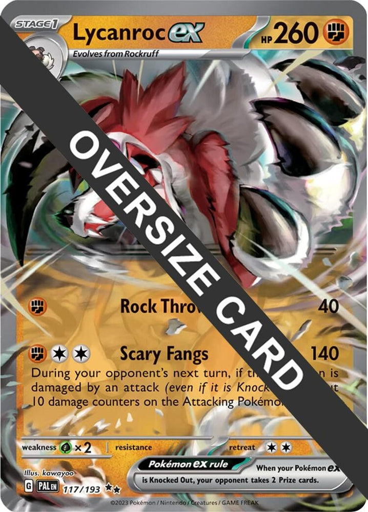Image for Lycanroc ex (117/193) (PR) - Pokemon