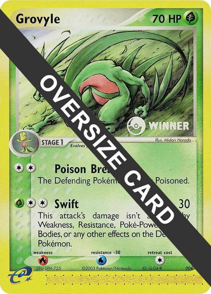 Image for Grovyle - 004 (e-League) [Winner] (004) (PR) - Pokemon