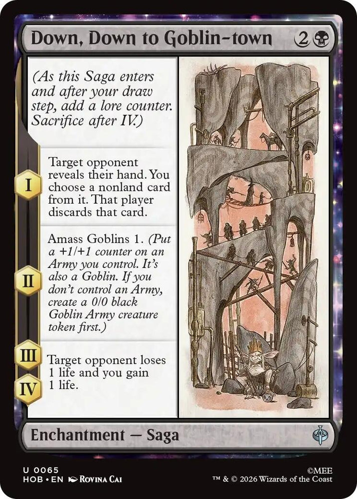 Image for Down, Down to Goblin-town (65) (HOB) - Magic: The Gathering