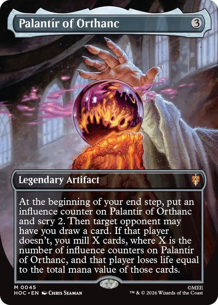 Image for Palantir of Orthanc (Borderless) (45) (HOC) - Magic: The Gathering