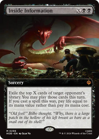 Inside Information (Extended Art) (296) (The Hobbit) (HOB)