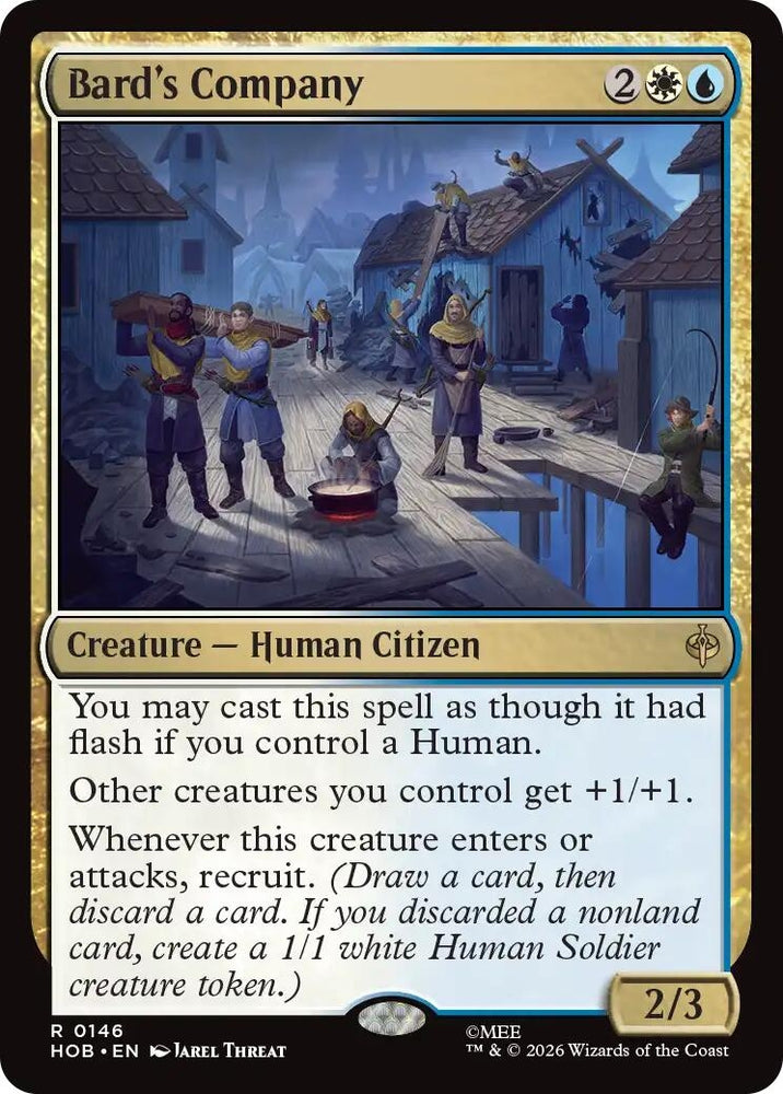 Image for Bard's Company (146) (HOB) - Magic: The Gathering