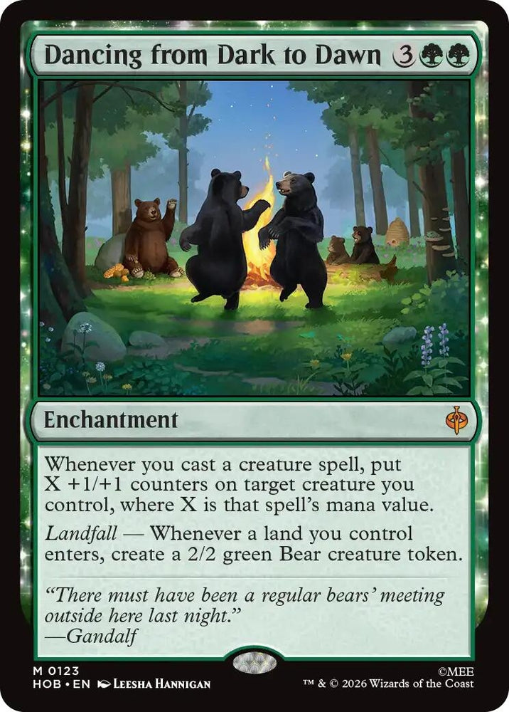 Image for Dancing from Dark to Dawn (123) (HOB) - Magic: The Gathering