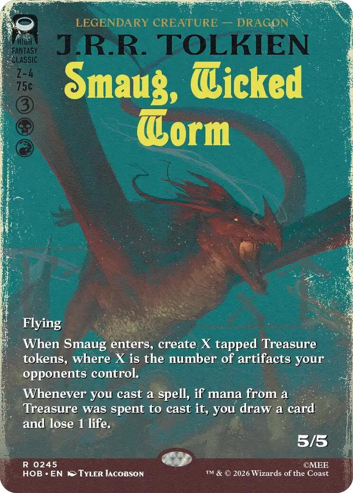 Smaug, Wicked Worm (Borderless) (245) (The Hobbit) (HOB)
