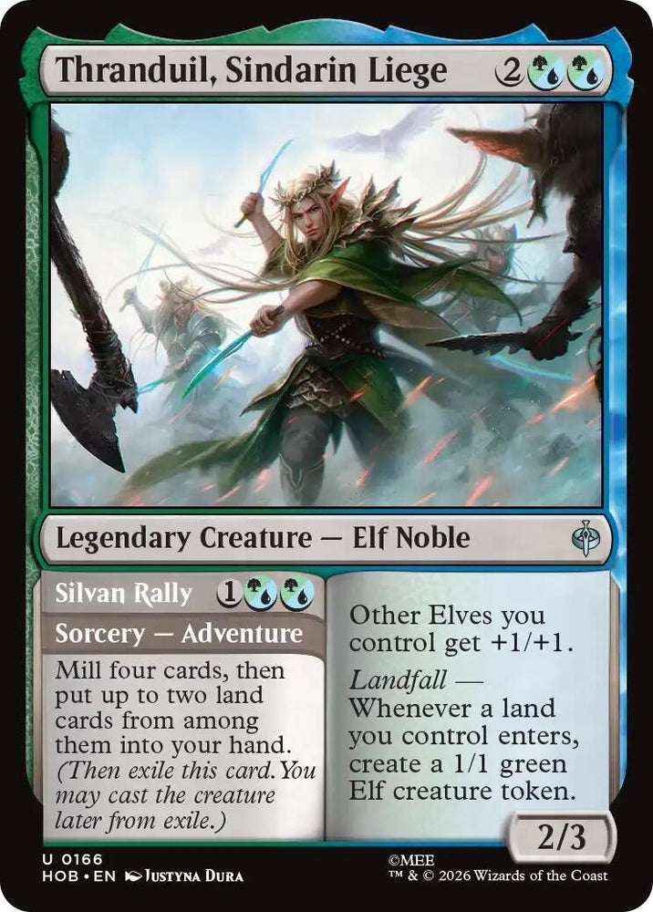 Image for Thranduil, Sindarin Liege (166) (HOB) - Magic: The Gathering