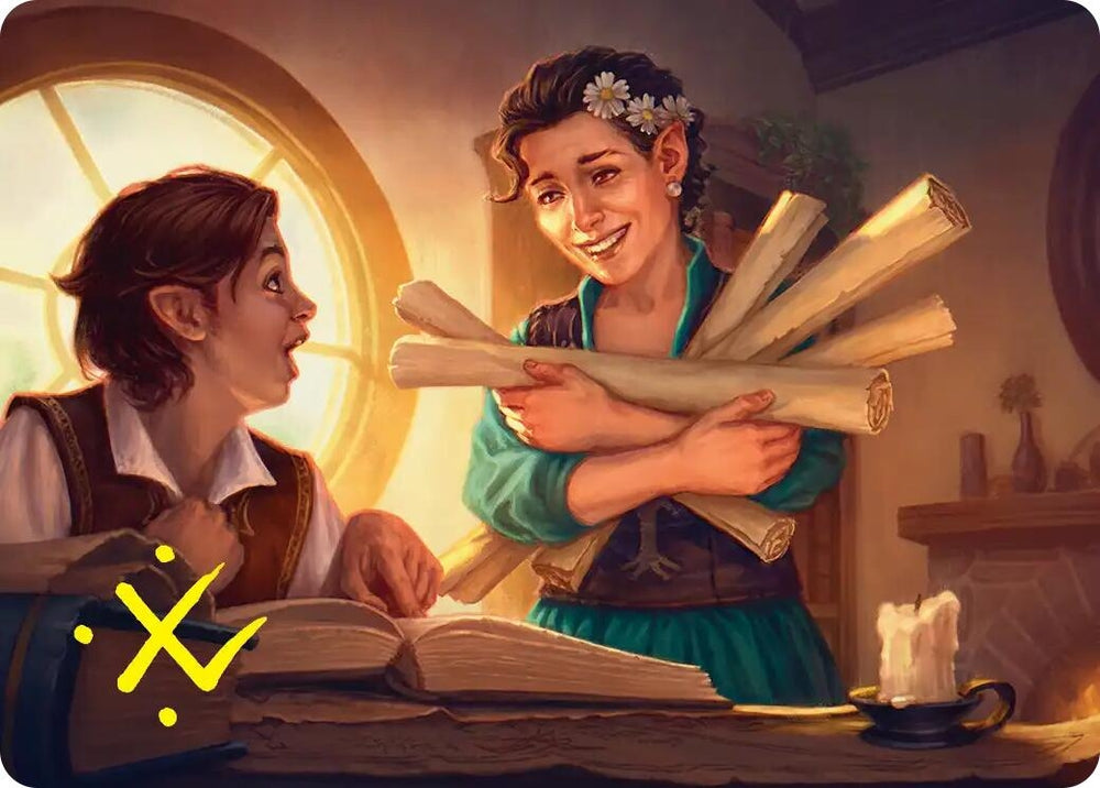 Image for Belladonna Took Art Card (Gold-Stamped Signature) (2) (ASHOB) - Magic: The Gathering