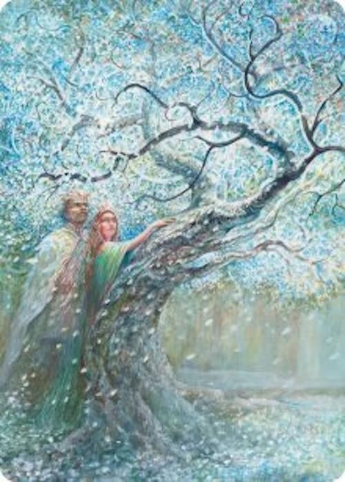 Image for Flowering of the White Tree Art Card (27) (ASHOB) - Magic: The Gathering