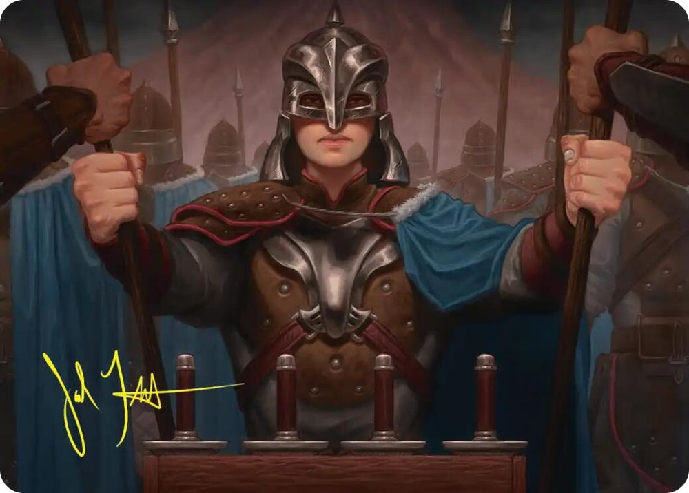 Image for Bard's Attendant Art Card (Gold-Stamped Signature) (50) (ASHOB) - Magic: The Gathering