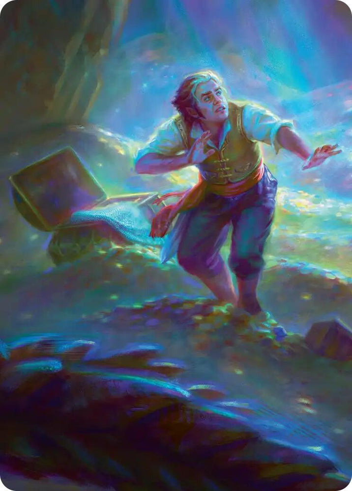 Image for Bilbo's Burglaring Art Card (10/12) (10) (ASHOB) - Magic: The Gathering