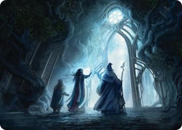 Image for Uncover the Moon-Letters Art Card (13) (ASHOB) - Magic: The Gathering