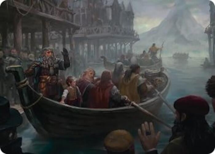 Image for Uneasy Partings Art Card (14) (ASHOB) - Magic: The Gathering