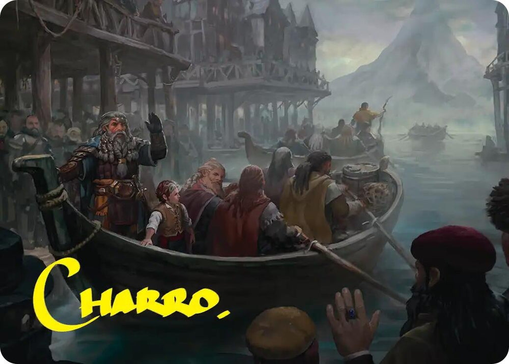 Image for Uneasy Partings Art Card (Gold-Stamped Signature) (14) (ASHOB) - Magic: The Gathering