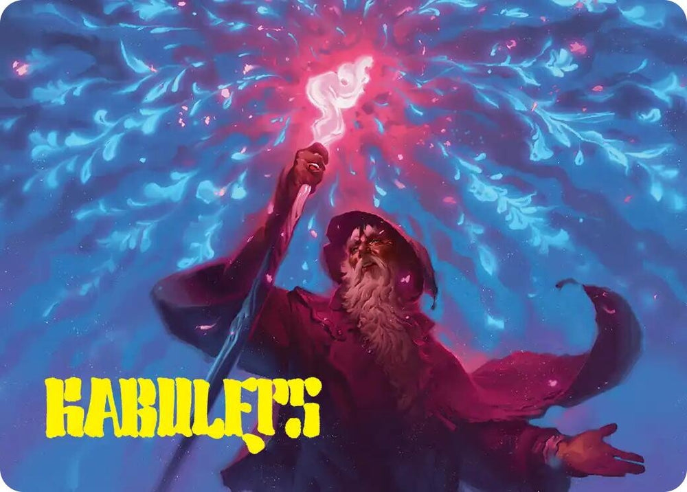 Image for Wizard's Staff Art Card (Gold-Stamped Signature) (15) (ASHOB) - Magic: The Gathering