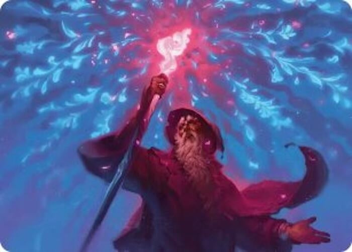 Image for Wizard's Staff Art Card (15) (ASHOB) - Magic: The Gathering